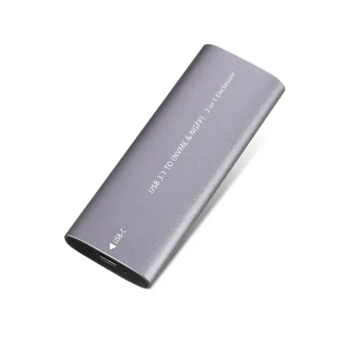 RACK DISQUE DUR M.2 NVMe AND M.2 NGFF USB 3.1 TYPE C